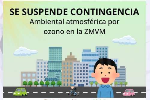 Se suspende la contingencia ambiental en ZMVM